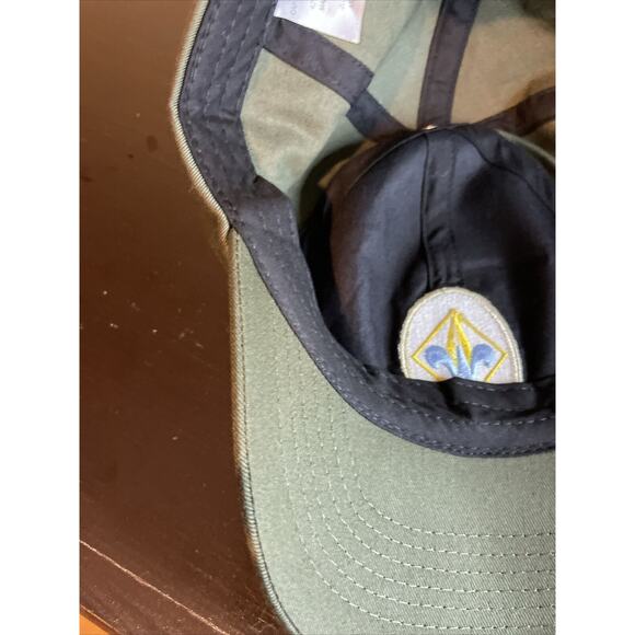 Webelos Hat Boy Scouts of America BSA Plaid Olive Green - M/L Hook And Loop Cap - Picture 6 of 11
